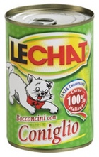 Lechat - Лешат консервы для кошек кусочки в соусе Кролик 400гр
