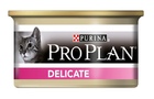 Pro Plan Delikate консервы для кошек с чувствительным пищеварением, паштет Индейка