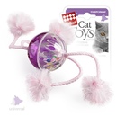 GiGwi Игрушка для кошек Мячик пластмассовый с погремушкой