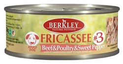 Berkley Fricassee № 3 Беркли Фрикассе № 3 консервы для собак Говядина с птицей