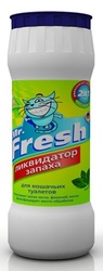 Mr.Fresh 2в1 Ликвидатор запаха для кошачих туалетов  (порошок)