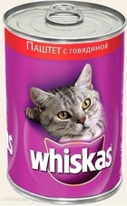 Whiskas - Вискас консервы для кошек паштет с говядиной