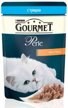 Gourmet Perl Мини-филе (пауч) для кошек, Тунец