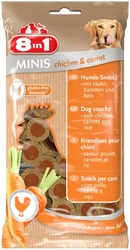 8 in 1 Minis Лакомство для собак с курицей, морковью и рисом
