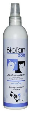 Биофан Зоо Спрей-дезодорант  от перхоти и неприятного запаха у животных