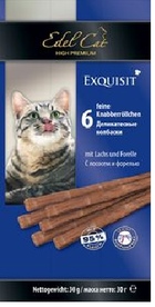 Edel Cat- Эдель Кэт Лакомство для кошек Колбаски лосось/форель