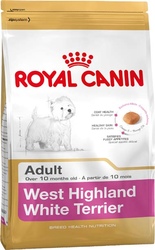 Royal Canin West Highland White Terrier для собак породы Вест хайленд уайт терьер от 10 месяцев