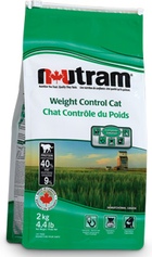 Nutram Weight Control Cat сухой корм для кошек с избыточным весом (контроль веса)