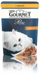 Gourmet Perl Мини-филе (пауч) для кошек, Курица