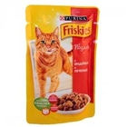 Friskies Фрискис пауч для взрослых кошек Индейка с печенью кусочки в подливе