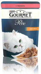 Gourmet Perl Мини-филе (пауч) для кошек, Лосось