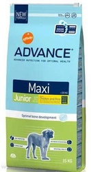 Advance Maxi Junior - Эдванс корм для молодых собак крупных пород от 1 - 2лет (Курица/рис)