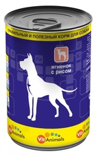 VitAnimals - ВитЭнималс  консервы для собак Ягненок с рисом