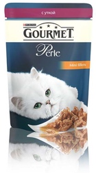 Gourmet Perl Мини-филе (пауч) для кошек, Утка