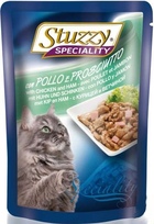 Stuzzy Speciality Cat  консервы (пауч) для кошек с Курицей и ветчиной