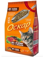 Оскар Сухой корм для взрослых кошек с ягненком и овощами