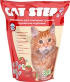 Cat Step Наполнитель силикагель с ароматом клубники