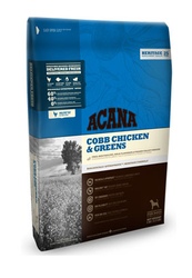 Acana Heritage Cobb Chicken & Greens 60/40 Акана для взрослых собак Цыпленок с овощами