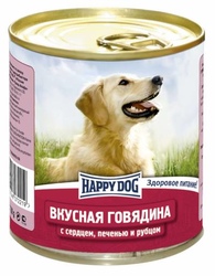 Happy Dog - Хэппи Дог консервы для собак Говядина с сердцем, печенью и рубцом