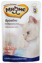 Мнямс Буйабес по-Марсельски пауч для кошек  рыба с морепродуктами