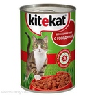 KiteKat - Китикет консервы для кошек (говядина)