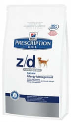 Hills PD Canine Z/D - Хиллс Сухой корм для собак при аллергии на пищу