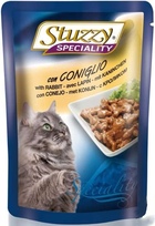 Stuzzy Speciality Cat  консервы (пауч) для кошек с Кроликом и овощами