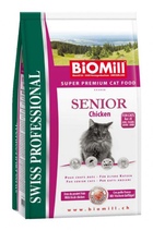 Biomill Swiss Professional Senior Биомилл сухой корм для пожилых кошек старше 8 лет