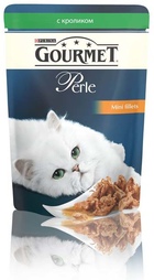 Gourmet Perl Мини-филе (пауч) для кошек, Кролик
