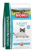 Biomill Swiss Professional Light Биомилл сухой корм для кошек с избыточным весом