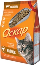 Оскар Сухой корм для взрослых кошек с ягненком (профилактика МКБ)