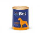 Brit Red Meat & liver- брит консервы для собак говядина и печень