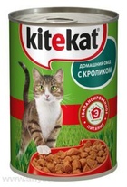 KiteKat - Китикет консервы для кошек (кролик)