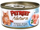 Petreet - Петрит консервы для кошек кусочки розового тунца с анчоусами