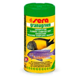 Sera GranuGreen Сера  Корм гранулированный для растительноядных цихлид