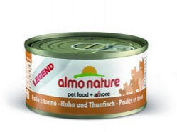 Almo Nature Legend Консервы для кошек с Курицей и тунцом 75% мяса