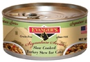 Evanger`s Slow Cooked Turkey Stew - Эванджерс консервы беззерновые для кошек тушеное  мясо индейки