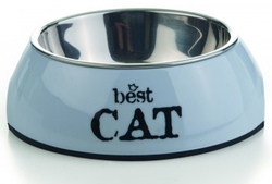 I.P.T.S.  Best Cat Миска 2в1 для кошек пластик/нержавейка