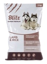Blitz Adult Lamb&Rice сухой корм для взрослых собак Ягненок/рис