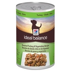 Hills Ideal Balance Хиллс Беззерновой консервированный корм для собак Индейка/овощи