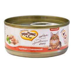 Мнямс консервы для кошек Курица с сыром желе