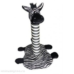 Сафари когтеточка-столбик зебра 35х30х60