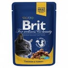 Brit Premium Брит Пауч для взрослых кошек Курица и индейка
