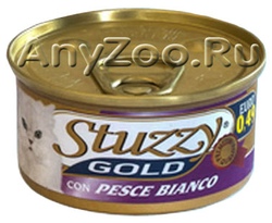Stuzzy Gold мусс для кошек с Белой  рыбой