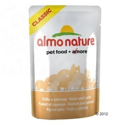 Almo Nature Classic Альмо Натюр Классик пауч для кошек Курица и Лосось