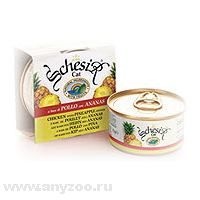 Schesir консервы для кошек Цыпленок/ананас