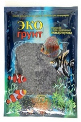 Эко-Грунт Крошка цветная мраморная, черная, блестящая 5-10 мм
