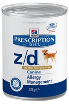 Hills PD Canine Z/D - Хиллс ZD  Консервы для собак при аллергии на пищу