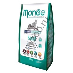 Monge Cat Hairball Монж сухой корм для выведения шерсти для кошек с курицей