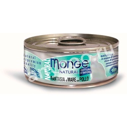 Monge Natural Fantasia di Mare con Pollo Монж консервы для кошек Морепродукты с курицей